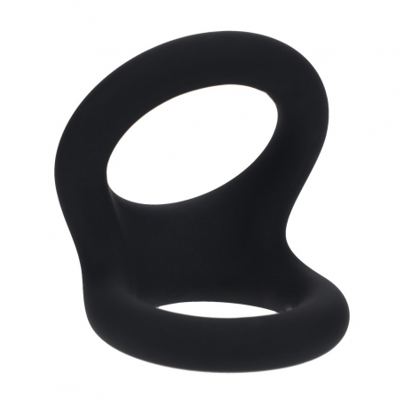 ANNEAU POUR PÉNIS DOUBLE O M NOIR LEVELZ