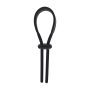 ANILLO AJUSTABLE PARA EL PENE DE SILICONA 5 MM NEGRO LEVELZ