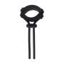 ANNEAU PÉNIEN EN SILICONE AJUSTABLE ET DÉMONTABLE 5 MM NOIR LEVELZ