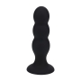 PLUG ANAL EN SILICONE LIQUIDE TRI RATTLE L NOIR LEVELZ