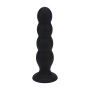 LEVELZ SILICONE ANAL PLUG QUAD RATTLE XL BLACK