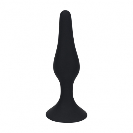 PLUG ANAL DE SILICONA SLIM M NEGRO LEVELZ