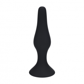 PLUG ANAL DE SILICONA SLIM L PRETO LEVELZ