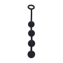 BOLAS ANAIS REDONDAS EM SILICONE M 30MM PRETAS LEVELZ