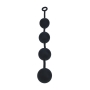 BOULES ANALES RONDES EN SILICONE 60MM NOIRES LEVELZ