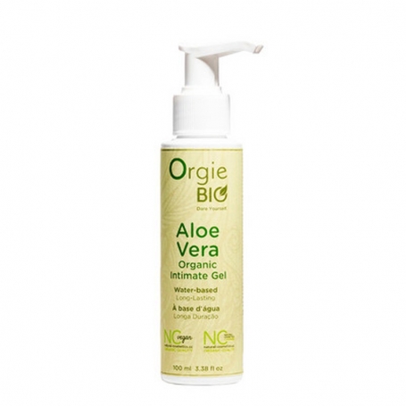 GEL LUBRICANTE A BASE DE AGUA BIO ALOE VERA 100ML ORGIE
