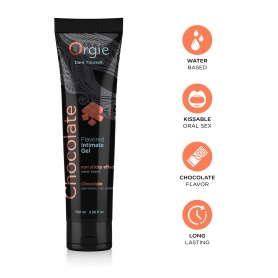 LUBRIFICANTE À BASE DE ÁGUA COM SABOR A CHOCOLATE 100ML ORGIE