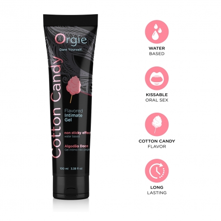 ORGIE LUBE TUBE COTTON CANDY WATERBASED 100ML