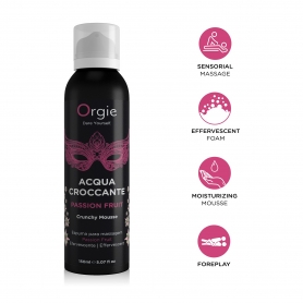 MOUSSE DE MASSAGE CRACKELING ACQUA CROCCANTE À LA PASSION 150ML ORGIE