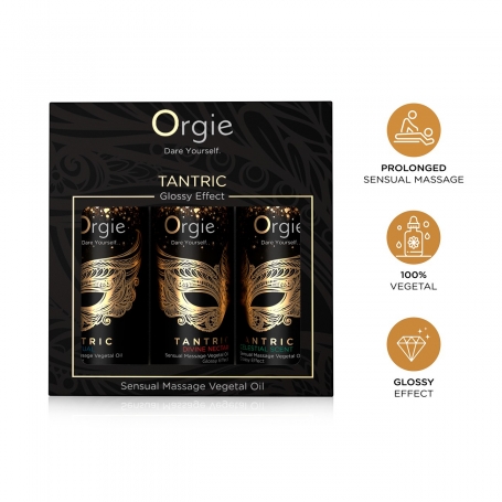 SET DE ACEITES DE MASAJE TANTRIC SENSUAL MINI SIZE ORGIE