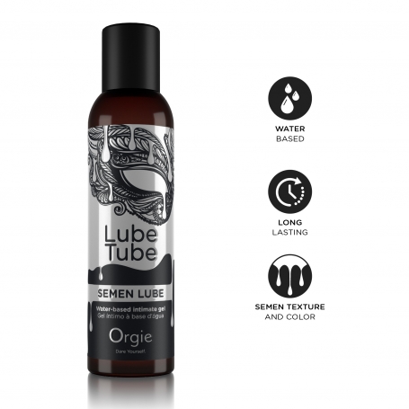 GEL LUBRIFIANT À BASE DE EAU SEMEN LUBE 150ML ORGIE