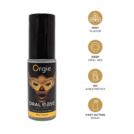 SPRAY RELAJANTE DE MENTA PARA LA GARGANTA FUNDA 15ML ORGIE