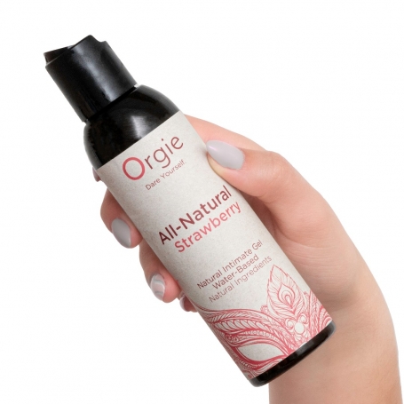 GEL INTIME ALL-NATURAL FRAISE 150ML ORGIE