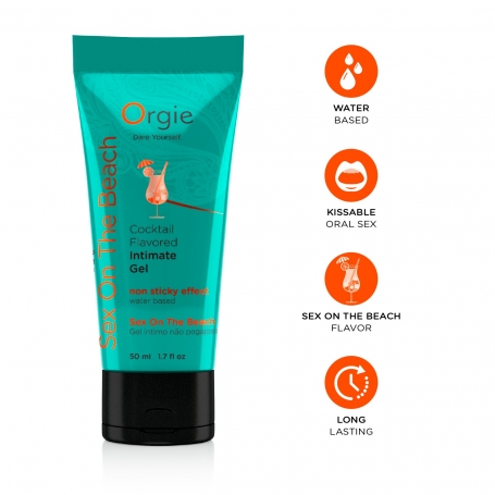 LUBRICANTE LUBE TUBE COCKTAIL SEX ON THE BEACH 50ML ORGIE