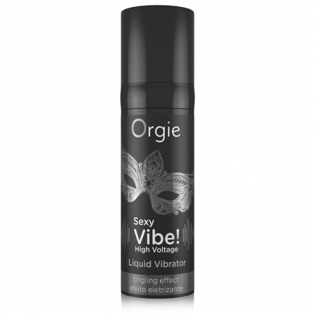 GEL CON VIBRACIÓN SEXY VIBE HIGH VOLTAGE 15ML ORGIE