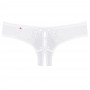 OBSESSIVE ALABASTRA CROTCHLESS THONG WHITE