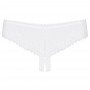 OBSESSIVE ALABASTRA CROTCHLESS THONG WHITE