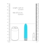 LUMINOUS ELENI CLASSIC VIBRATOR NEON COLLECTION BLUE