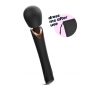 CRUSHIOUS HOLLY RECHARGEABLE WAND MASSAGER BLACK