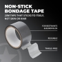RUBAN BONDAGE PVC NON-STICK 20 M ARGENT OUCH!