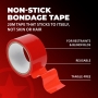 CINTA BONDAGE PVC NON-STICK 20 M ROJA OUCH!