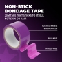OUCH! PVC NON-STICK TAPE 20 M PURPLE