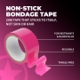 CINTA BONDAGE PVC NON-STICK 20 M ROSA OUCH!