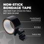 OUCH! PVC NON-STICK TAPE 20 M BLACK