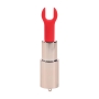LOVELINE TIFFANY LIPSTICK VIBRATOR WITH 4 ATTACHMENTS PINK