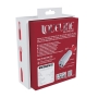 LOVELINE ANGEL LIPSTICK VIBRATOR WITH 4 ATTACHMENTS CLEAR 