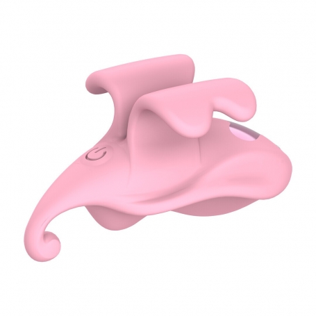 VIBRATEUR DE DOIGT FINGER DUAL ROSE LOVELINE