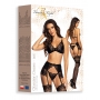 BEAUTY NIGHT FASHION OBSIDIAN DESIRE 3 PIECE SET BLACK