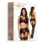 ENSEMBLE DE 3 PIÈCES NOIR FANTASY SET BEAUTY NIGHT FASHION NOIR