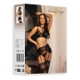 ENSEMBLE DE 3 PIÈCES NOIR FANTASY SET BEAUTY NIGHT FASHION NOIR