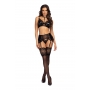 BEAUTY NIGHT FASHION NOIR FANTASY 3 PIECE SET BLACK