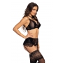 BEAUTY NIGHT FASHION NOIR FANTASY 3 PIECE SET BLACK