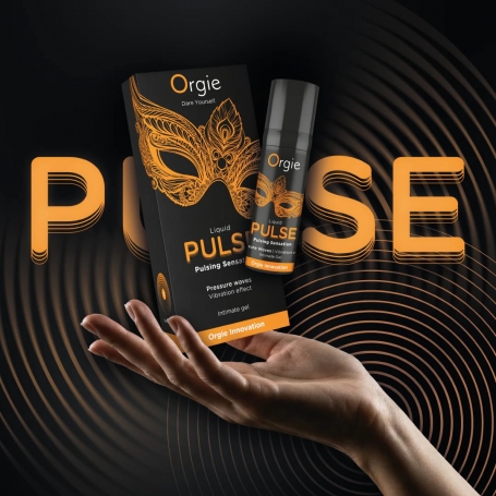 GEL ESTIMULANTE UNISEXO COM EFEITO PULSANTE LIQUID PULSE 15ML ORGIE