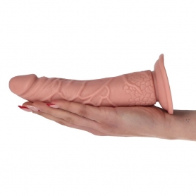 GODE RÉALISTE CLEMENTE ROSE 21 CM MADE IN ITALY