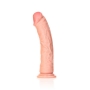 REALROCK CURVED REALISTIC DILDO WITH SUCTION CUP 9 /23 CM FLESH