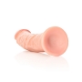 REALROCK CURVED REALISTIC DILDO WITH SUCTION CUP 9 /23 CM FLESH