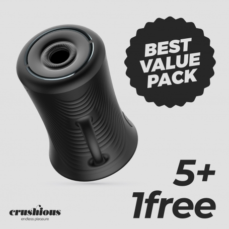 PACK 5 + 1 GRATUITO MASTURBADOR ULTRA POTENTE VOYAGE CRUSHIOUS