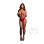 ARNÊS CORPORAL STUPID CUPID HEART VERMELHO LE DÉSIR