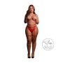 CONJUNTO DE 2 PIEZAS STUPID CUPID HEART TALLA QUEEN ROJO LE DÉSIR 