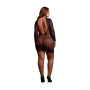 VESTIDO ROXY SEXY LEOPARD MESH TAMANHO QUEEN LE DÉSIR 