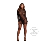 VESTIDO ROXY SEXY LEOPARD MESH LE DÉSIR 