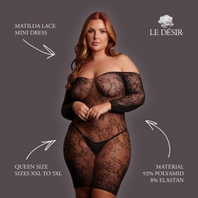 MINI ROBE EN DENTELLE MATILDA TAILLE REINE LE DÉSIR 