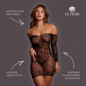 MINI ROBE EN DENTELLE MATILDA LE DÉSIR 
