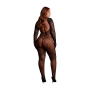 CATSUIT ROXY LEOPARD OPEN KNIT TAILLE REINE LE DÉSIR 
