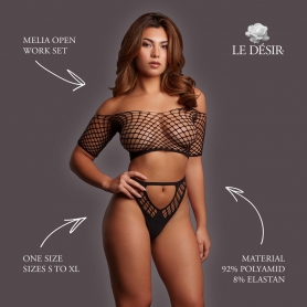 ENSEMBLE DE 2 PIÈCES MELIA OPEN WORK LE DÉSIR
