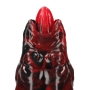 OUCH! HELL INVADER SILICONE DILDO RED/BLACK